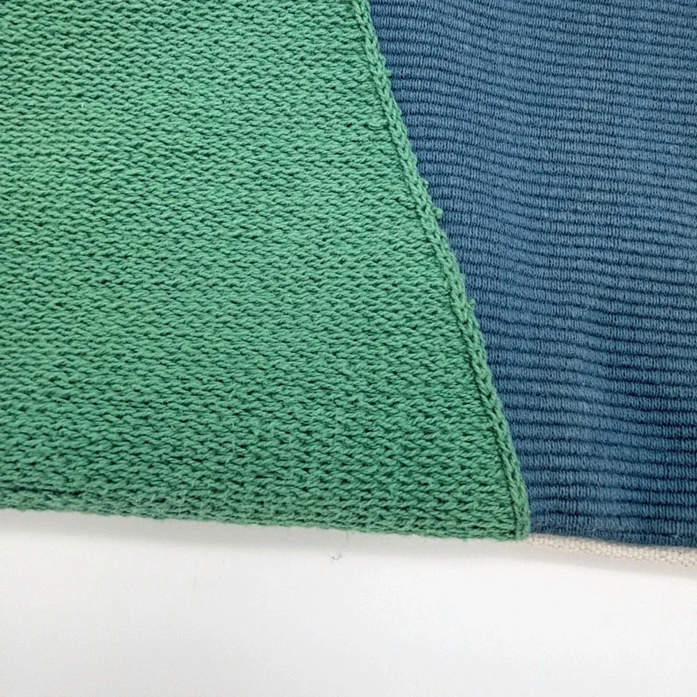 West Elm 2019 Pillow Cover Square Cotton Geometric Colorful Textured MCM